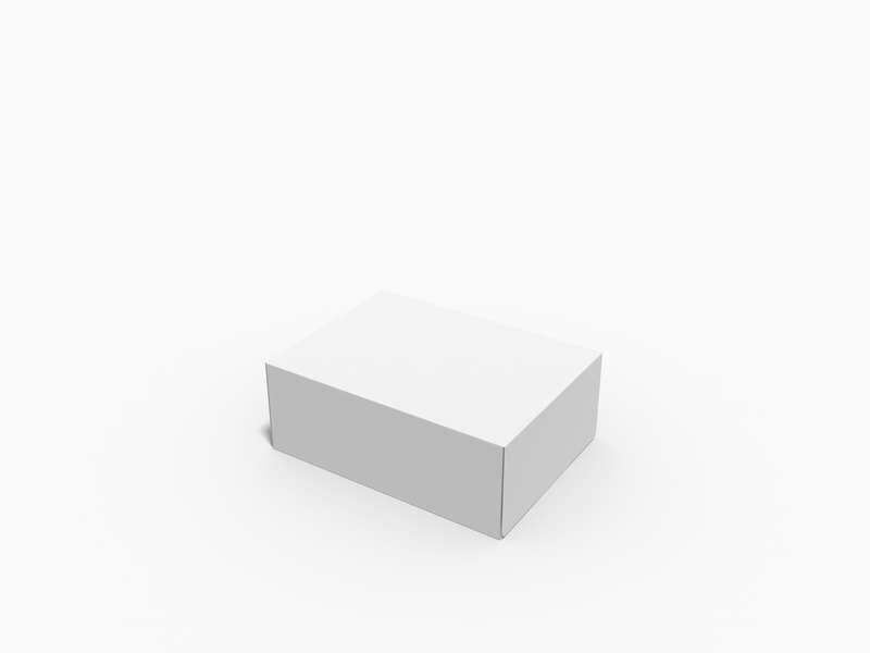 简易纸巾盒制作- 插扣简易纸巾盒型设计结构图